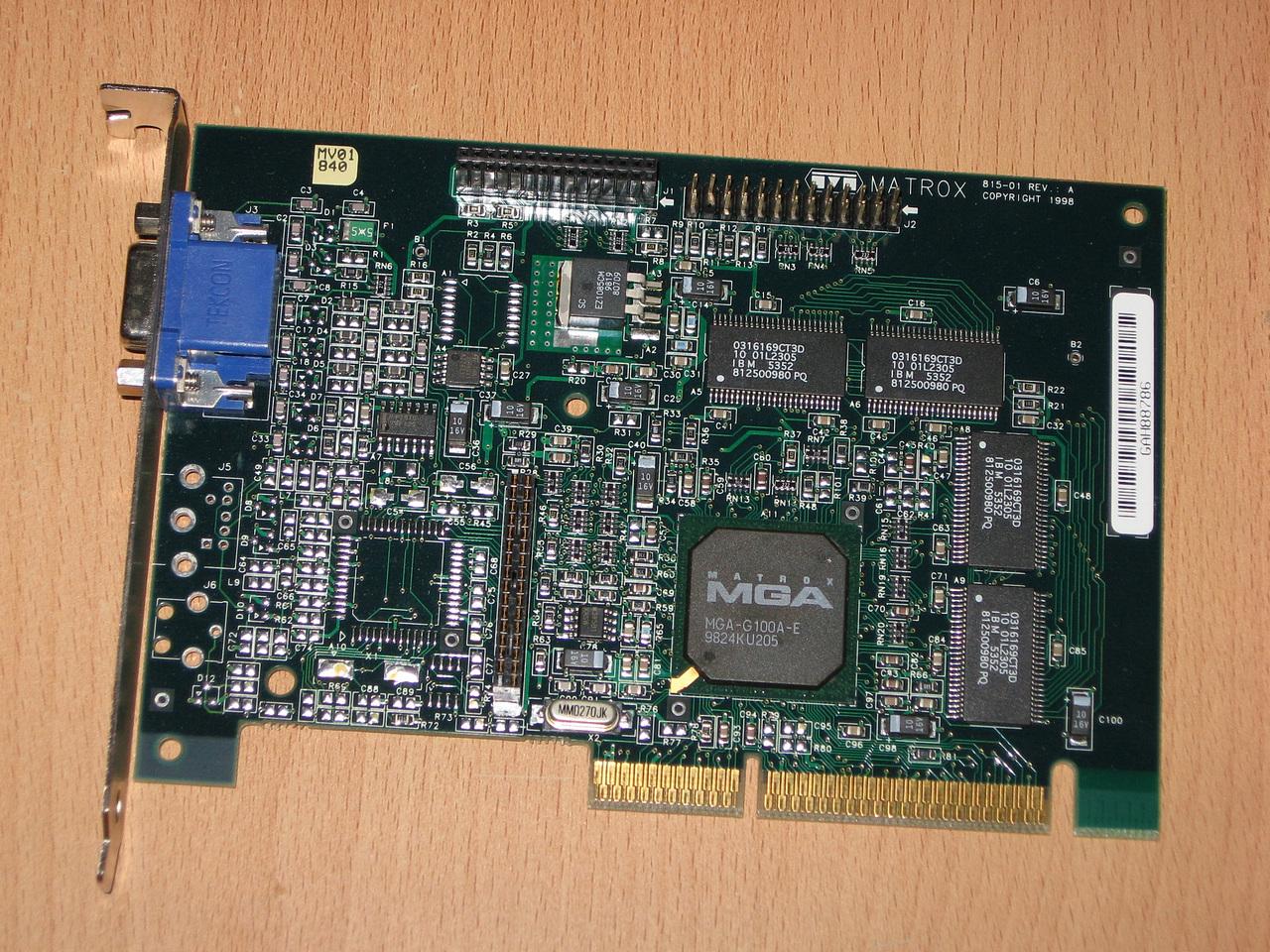[06/06/2014] Matrox G100
