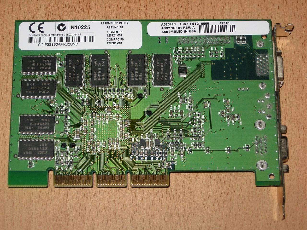 [06/06/2014] Creative CT5823(Nvidia Riva TNT2 Ultra, Rückseite)