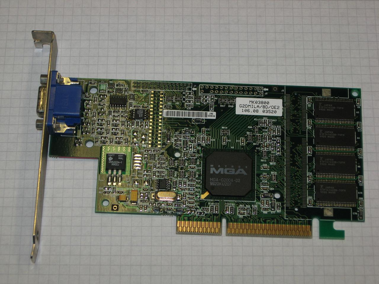 [06/06/2014] Matrox Millenium G200