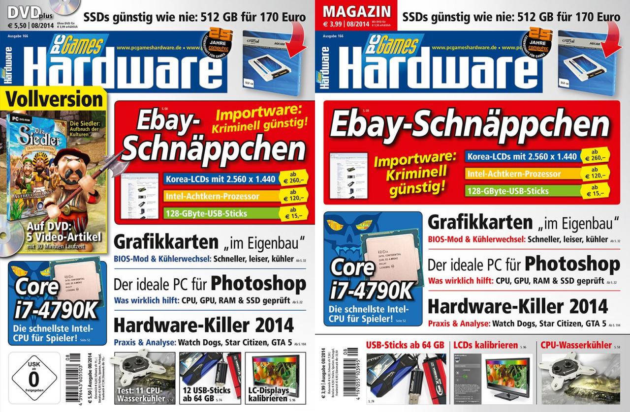 [27/06/2014] PCGH 08/2014: Cover