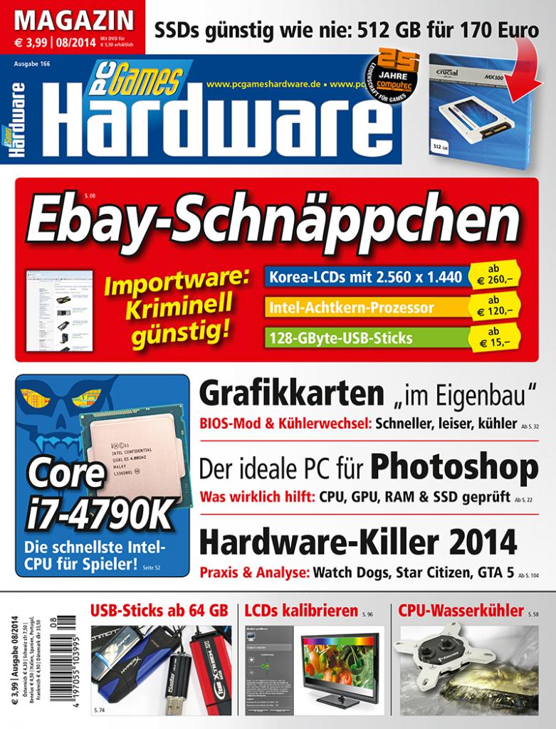 [27/06/2014] PCGH 08/2014: Cover MAG