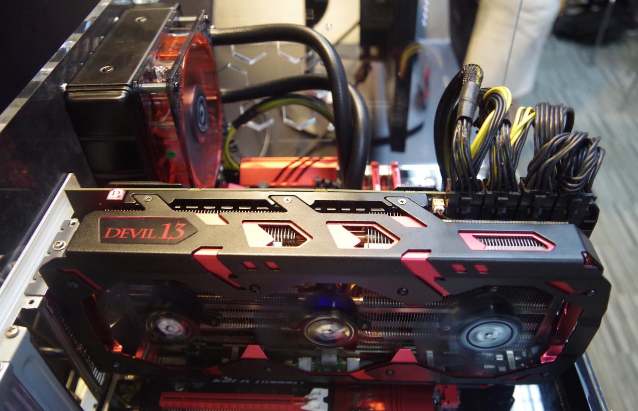 [05/06/2014] Powercolor Devil 13 Dual Core R9 290X: Bilder von der Computex (5)