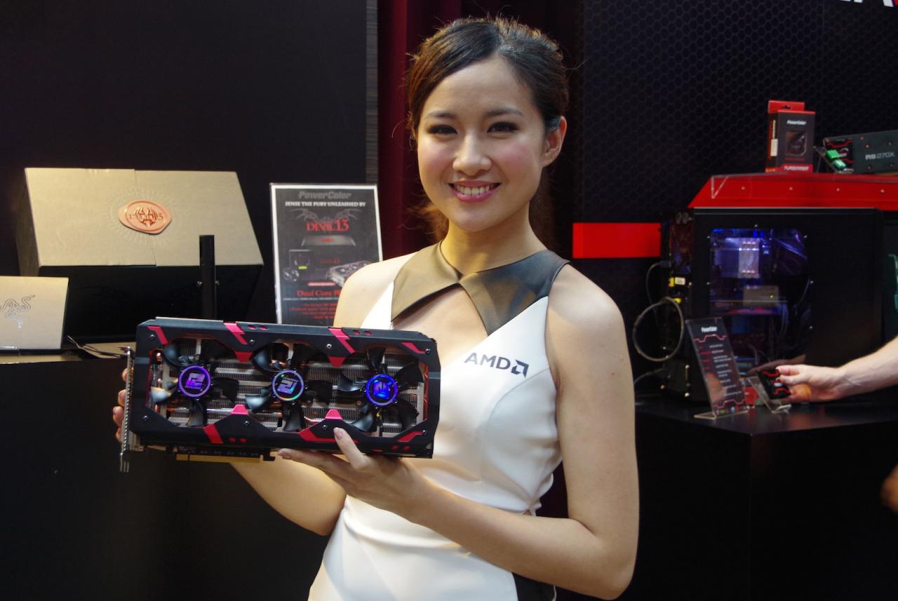 [05/06/2014] Powercolor Devil 13 Dual Core R9 290X: Bilder von der Computex (7)