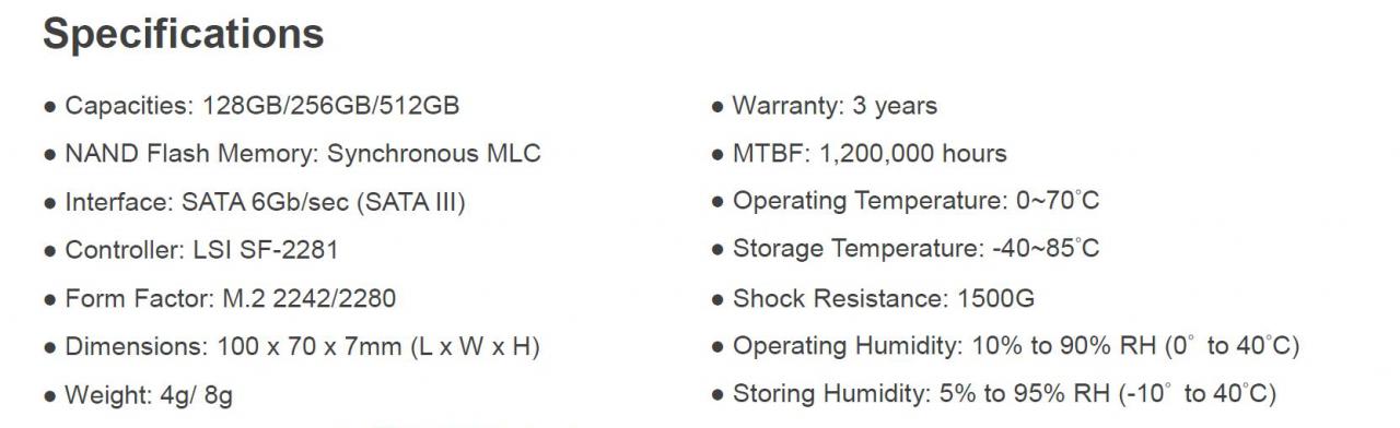 [17/06/2014] Premier Pro SP900 SATA 2280