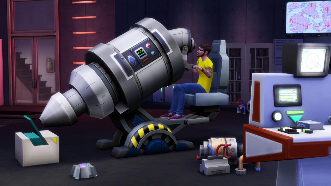 [11/06/2014] Typisch Die Sims: Objekte und Figuren sind auf sympathische Art und Weise überzeichnet.