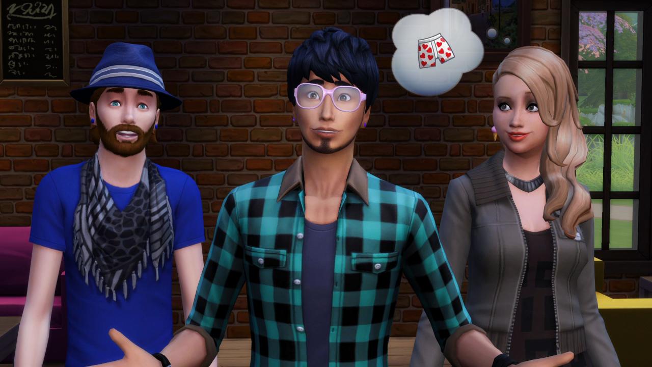 [11/06/2014] Gespräche sind nicht auf zwei Sims beschränkt, es können mehrere Leute gleichzeitig miteinander diskutieren.