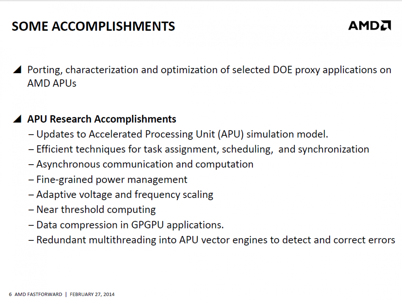 [23/07/2014] AMD Fastforward Project: Forschung an Stacked- und Two-Level-Memory sowie PIM (5)