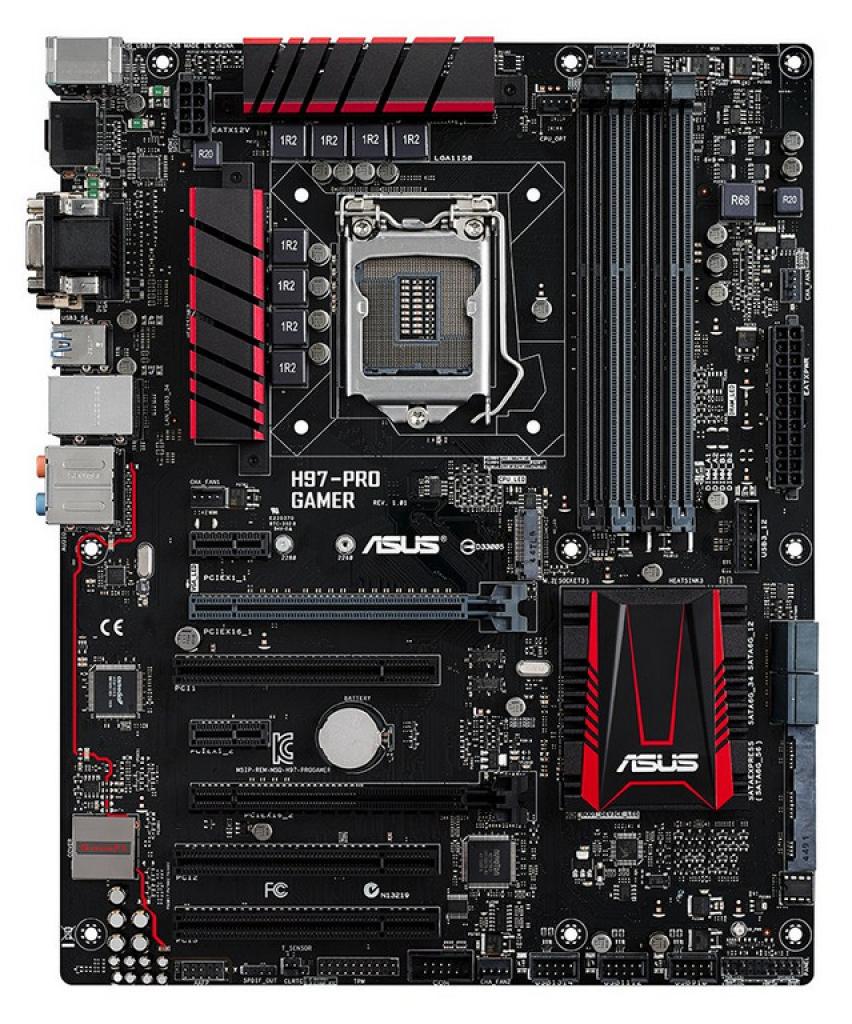 [12/07/2014] Asus H97 Pro Gamer: Haswell-Platine mit hochwertigen Komponenten und Gaming-Ausstattung vorgestellt. (2)