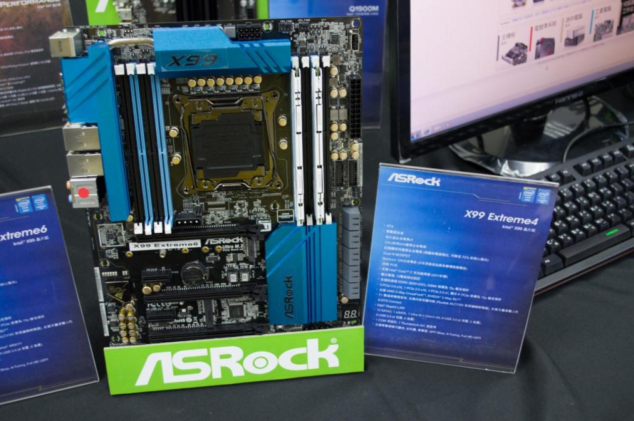 [27/07/2014] Haswell-E: Asrock präsentiert drei X99-Platinen (3)