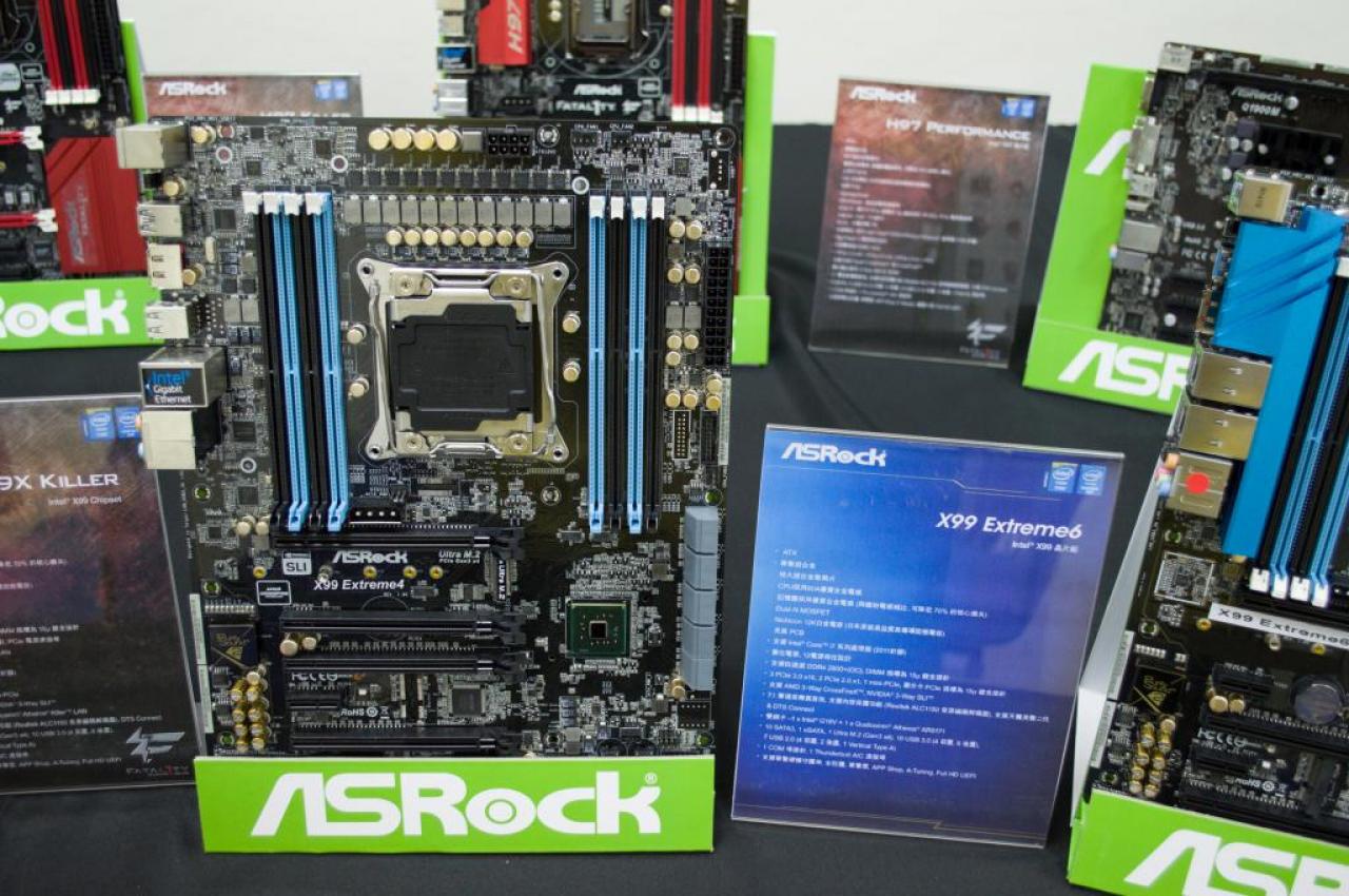 [27/07/2014] Haswell-E: Asrock präsentiert drei X99-Platinen (2)