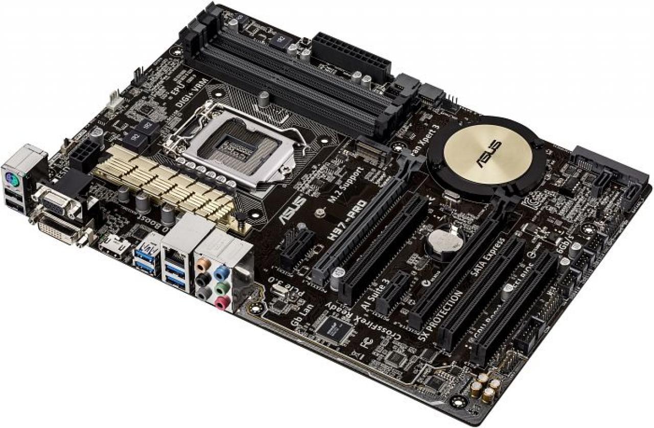 [31/07/2014] Asus H97-Pro ab 91 Euro: SATA-Express und M.2-Steckplatz mit an Bord (1)