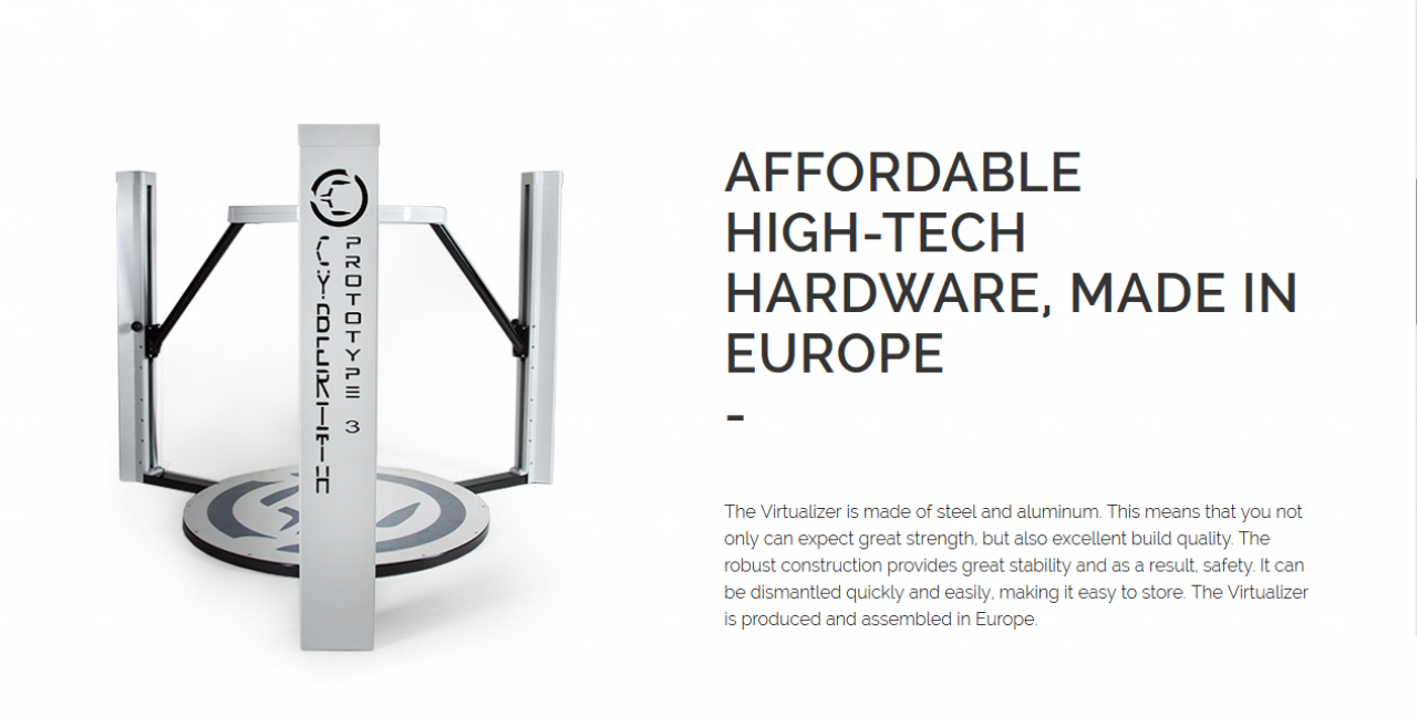 [10/07/2014] Cyberith Virtualizer: Kickstarter-Kampagne beginnt mit 3. Prototyp diesen Monat
