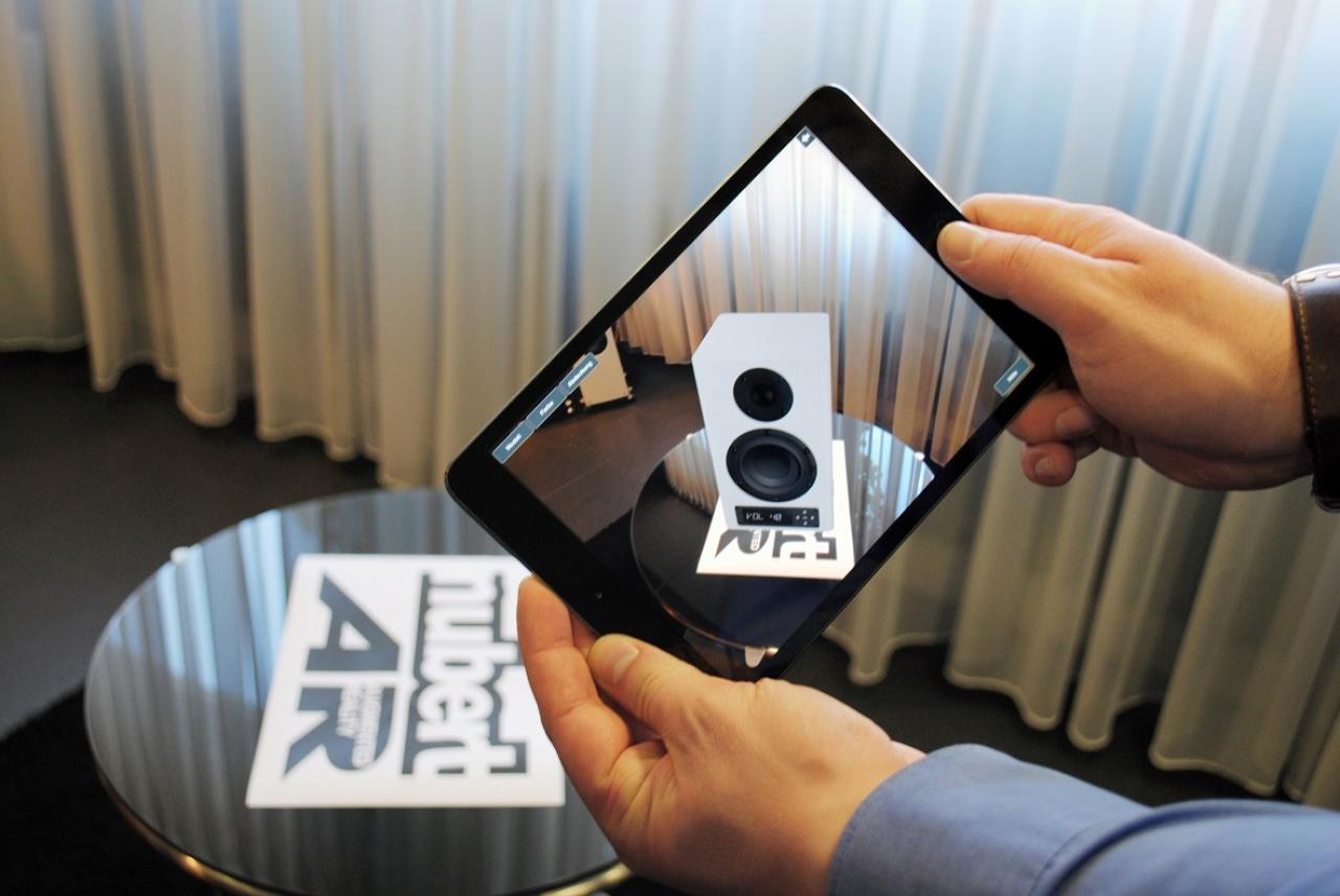 [04/07/2014] Nubert nuPro-App: Boxen vor dem Kauf via Augmented Reality im Raum aufstellen (1)