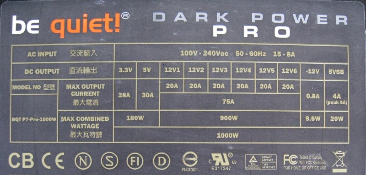 [10/07/2014] Be quiet Dark Power Pro P7 1000W (19)