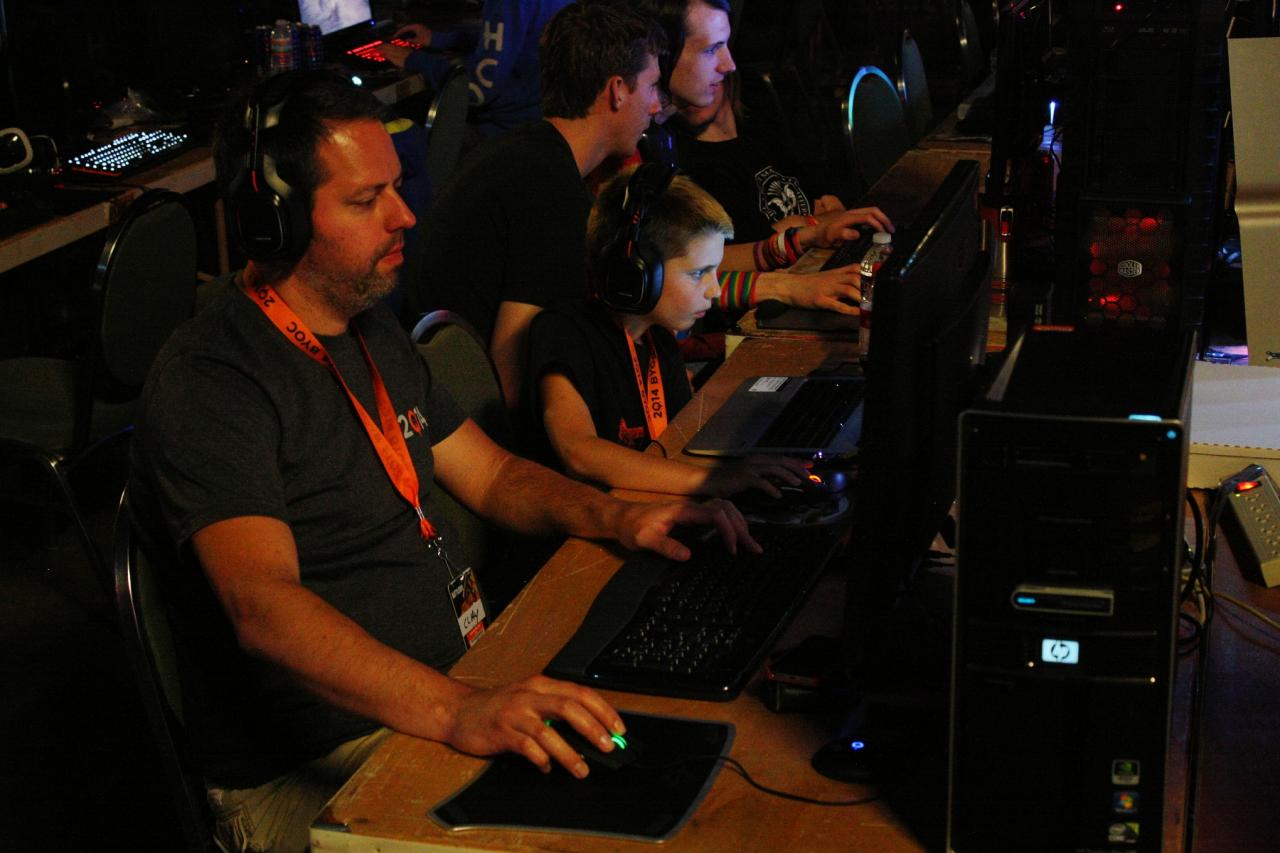 [23/07/2014] Keine Altersbeschränkung: Die QuakeCon ist eine generationenübergreifende Veranstaltung.