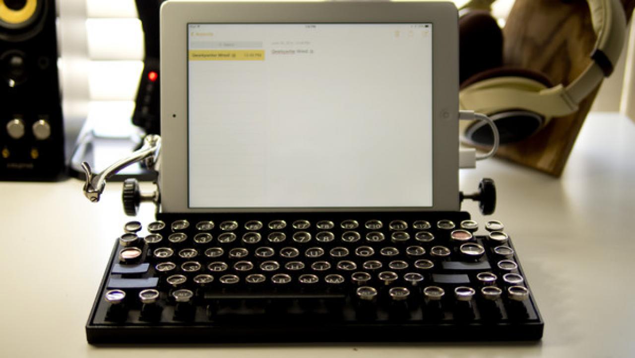 [09/07/2014] Qwerkywriter: Neumodische Schreibmaschinentastatur mit Cherry MX Blue (8)