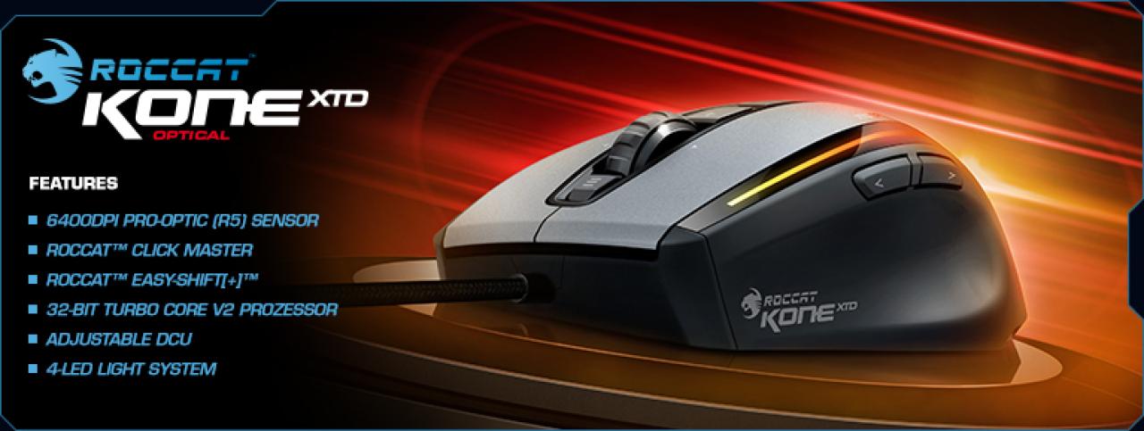 [10/07/2014] Roccat Kone XTD Optical: Limitierte Version mit optischem Sensor (3)
