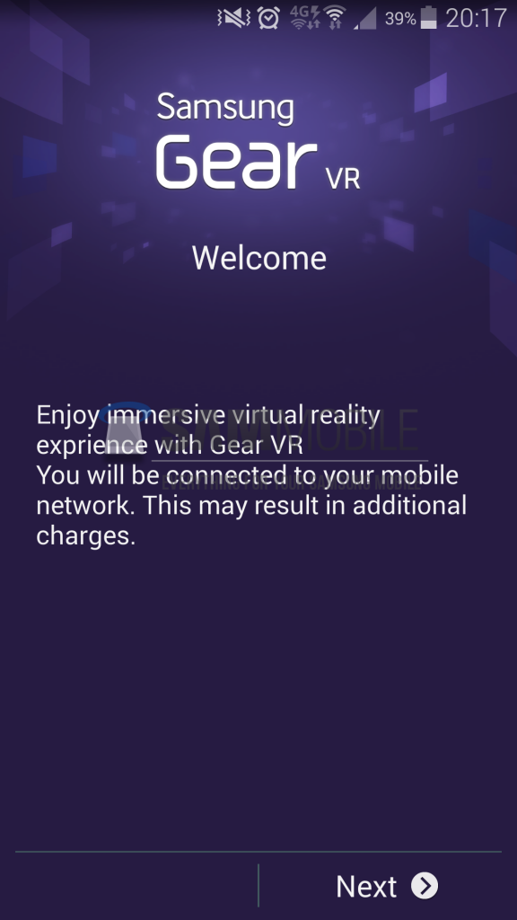 [25/07/2014] Update: Screenshots von der Gear-VR-App (1)