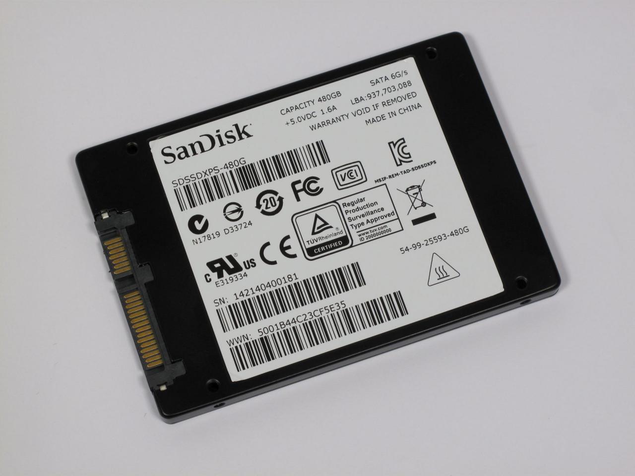 [14/07/2014] Sandisk Extreme Pro (480 GB): Das erste Laufwerk mit 10 Jahren Garantie im Test (2)