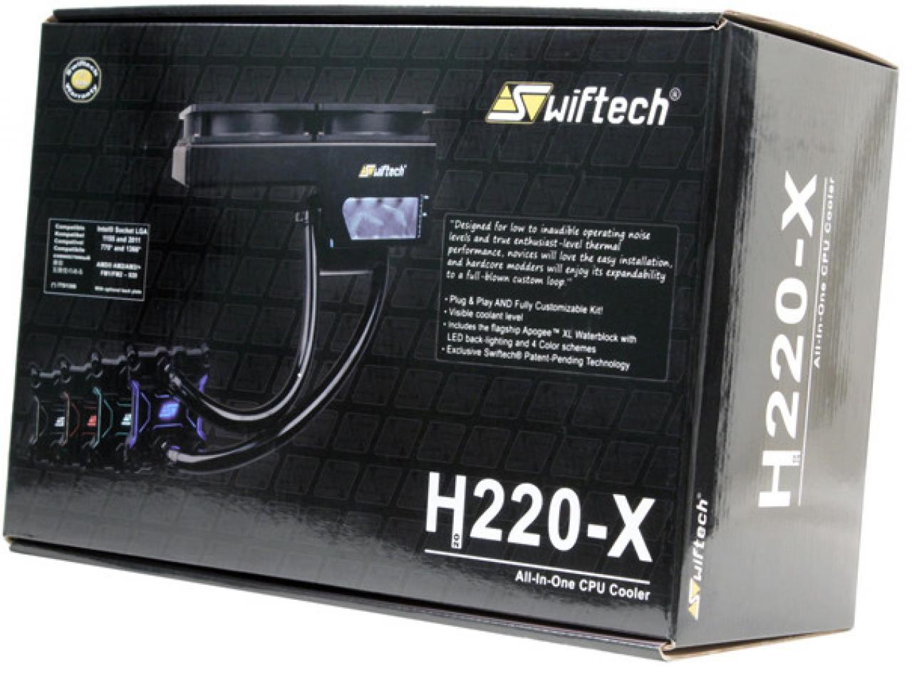 [20/07/2014] Komplettwasserkühlung: Swiftech H220-X vorgestellt