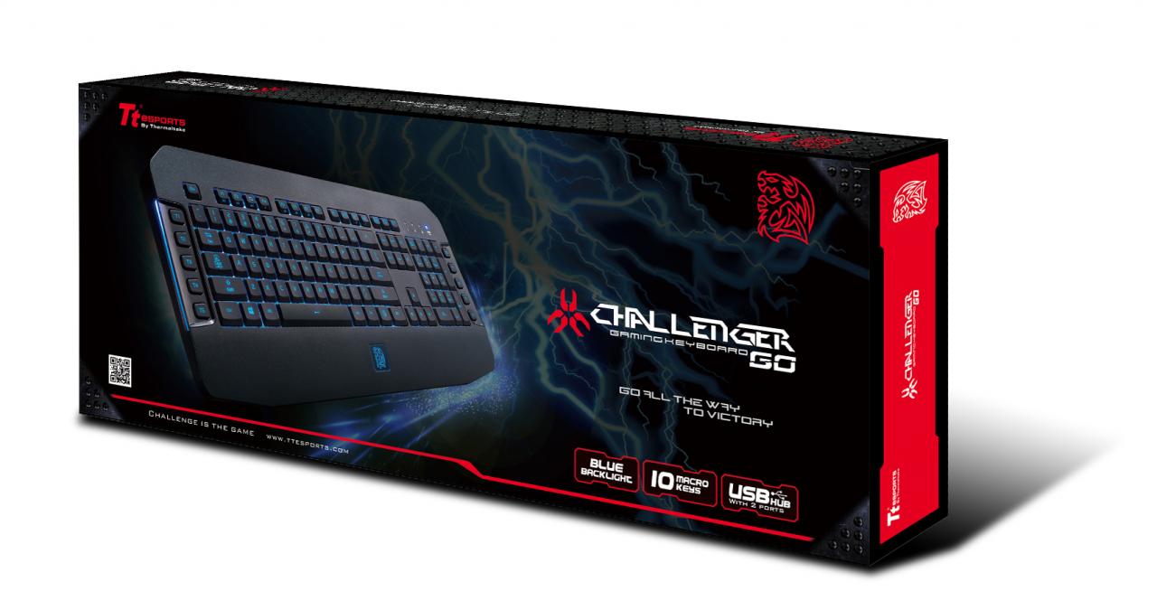 [28/07/2014] Thermaltake Tt Esports Challenger Go: Membran-Tastatur mit flachen Tasten für 60 USD (6)