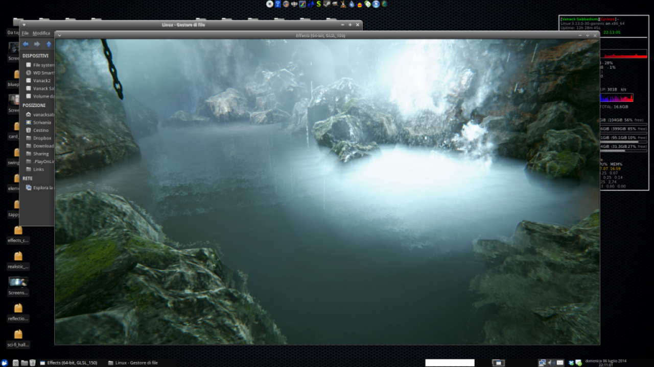 [07/07/2014] Unreal Engine 4 Effects Cave Demo 1