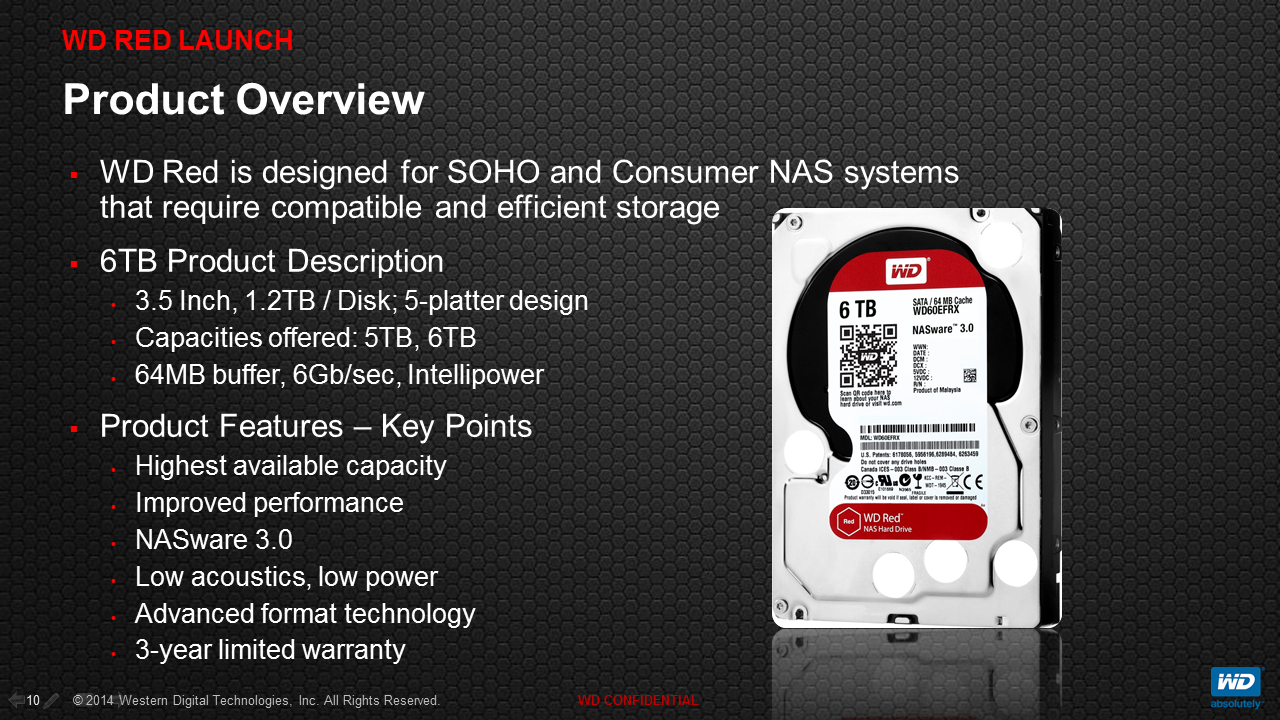 [21/07/2014] Western Digital: Red- und Green-Festplatten mit 6 TByte, neue Red-Pro-Serie (5)