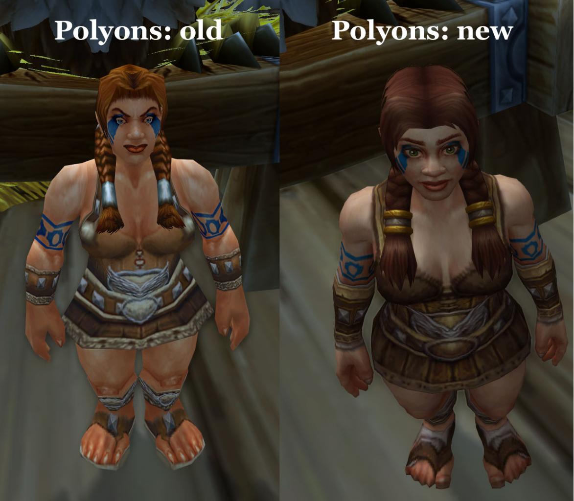 [11/07/2014] Polygon-Tuning: Vorher und nachher