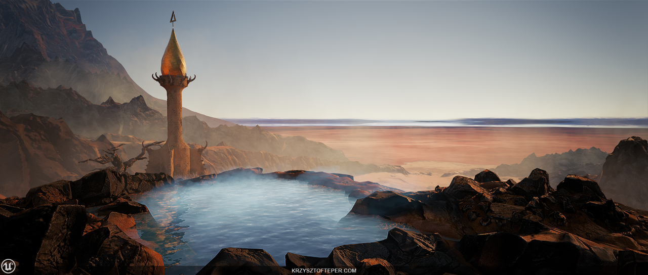 [05/07/2014] Korath: Von The Witcher inspirerte Wüstenlandschaft mit Unreal Engine 4 sieht fantastisch aus