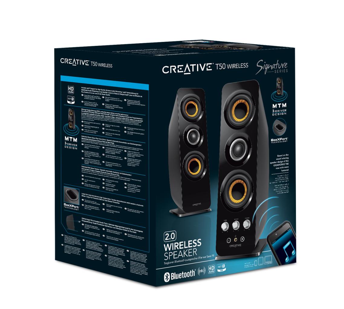 [19/08/2014] Kabellose Lautsprecher: Creative T50 Wireless angekündigt (2)