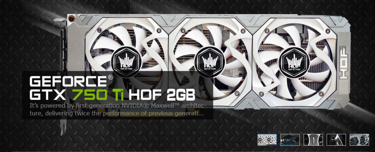 [06/08/2014] Galaxy Geforce GTX 750 Ti HOF: GM107-GPU ohne Spannungserhöhung auf 1.407 MHz übertaktet (9)