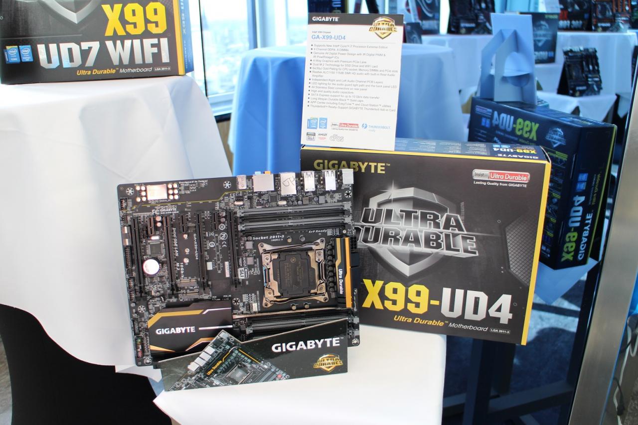 [29/08/2014] Gigabytes X99-Mainboards angesehen: Vom X99-UD3 bis zum X99 SOC Force (19)