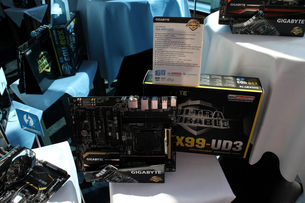 [29/08/2014] Gigabytes X99-Mainboards angesehen: Vom X99-UD3 bis zum X99 SOC Force (10)