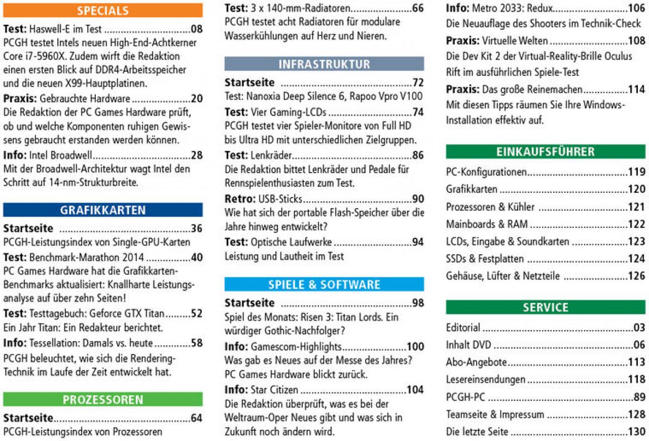 [27/08/2014] Inhalt Heft