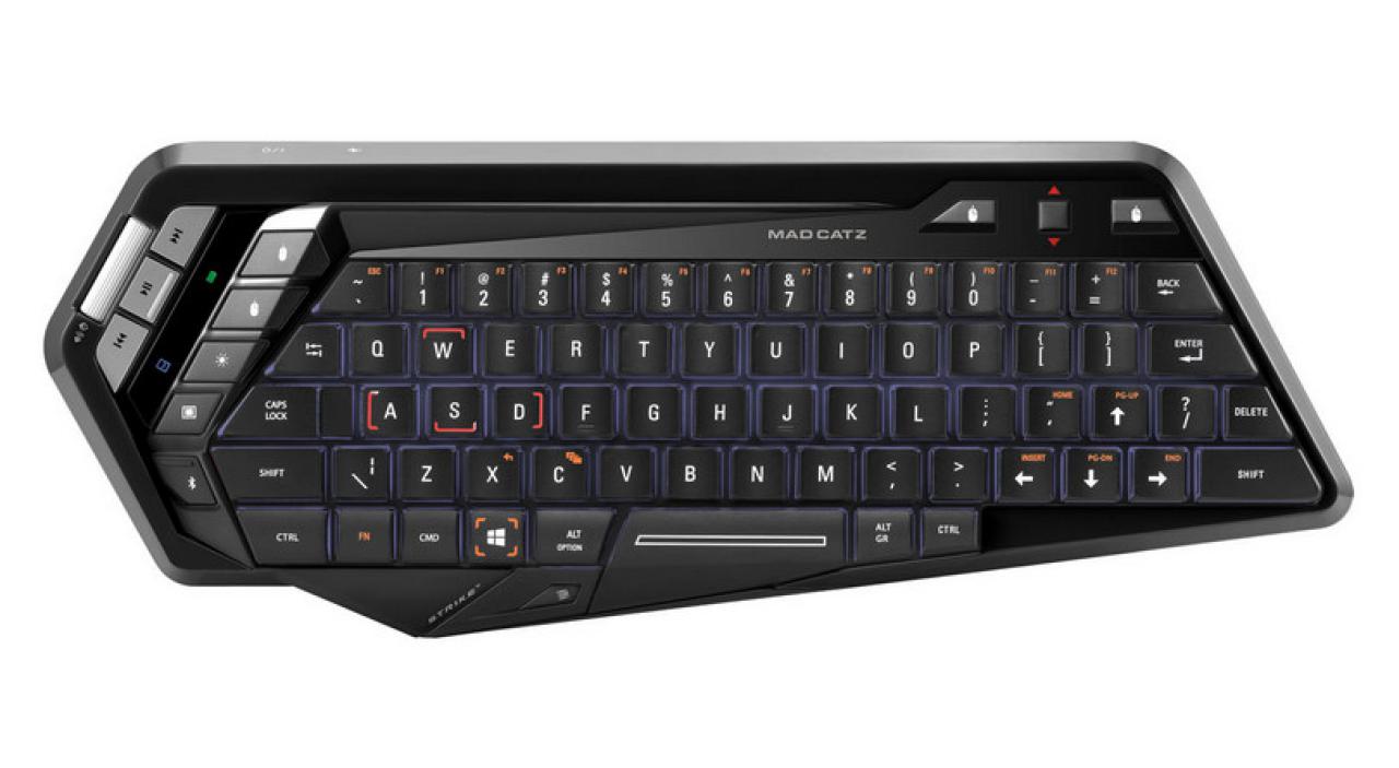 [07/08/2014] Mad Catz Strike M: Kabellose Multimediatastatur für Windows, Mac, iOS und Android (1)