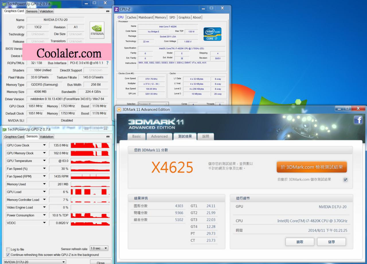 [11/08/2014] Nvidia Maxwell: Angeblich Spezifikationen zur GTX 870, + 18 % zur GTX 770 im 3DMark 11 (1)