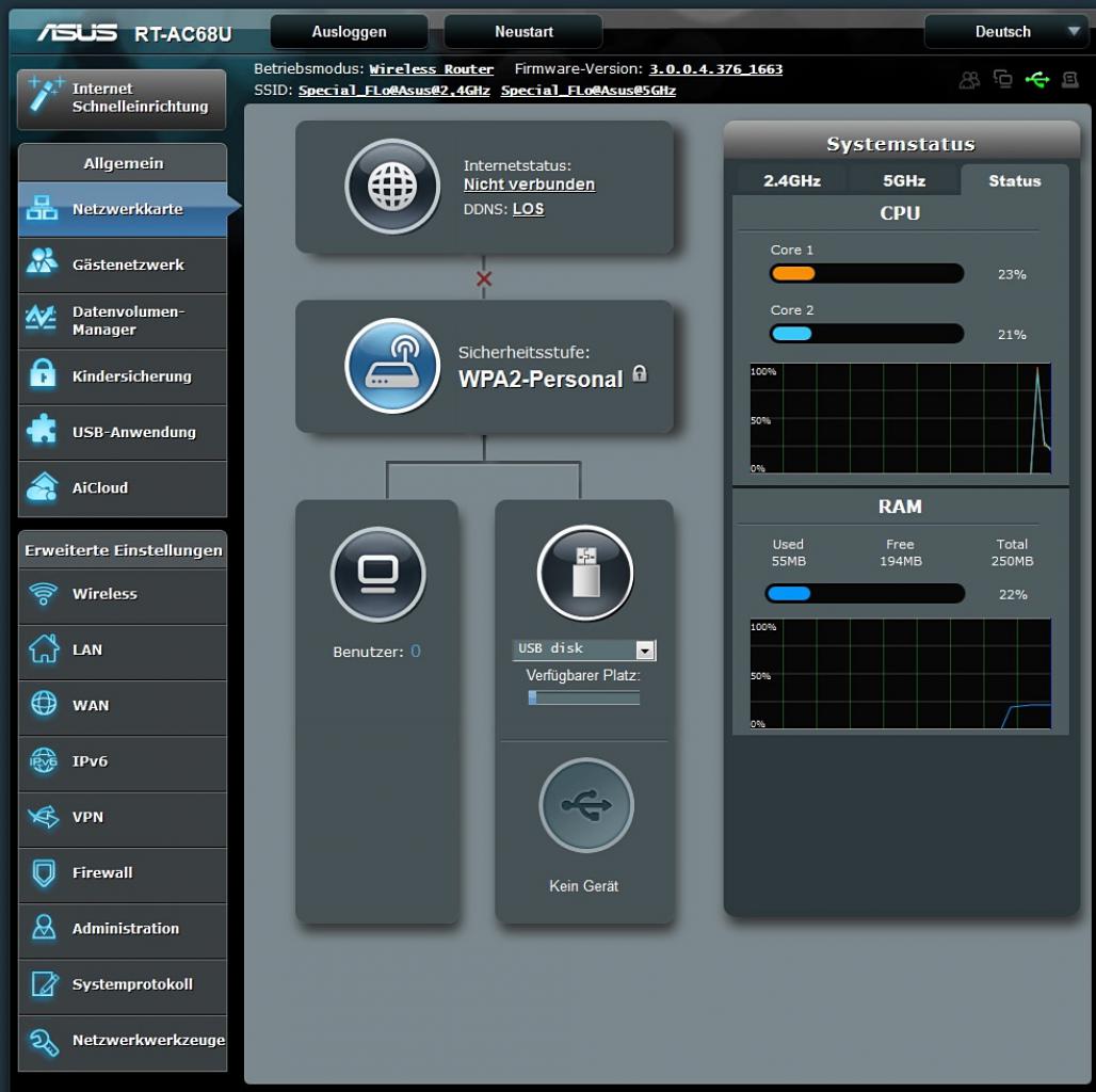 [01/08/2014] Asus RT-AC68U und PCE-AC68: Router und WLAN-Adapter im PCGHX-Test (3)
