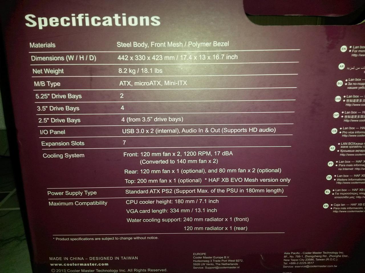 [13/08/2014] Cooler Master HAF XB Evo (3)