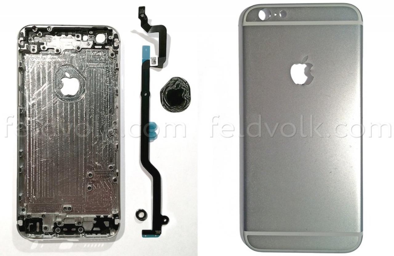 [09/08/2014] iPhone 6 offenbar mit eingelassenem Apple-Logo aus kratzfester Speziallegierung. (4)