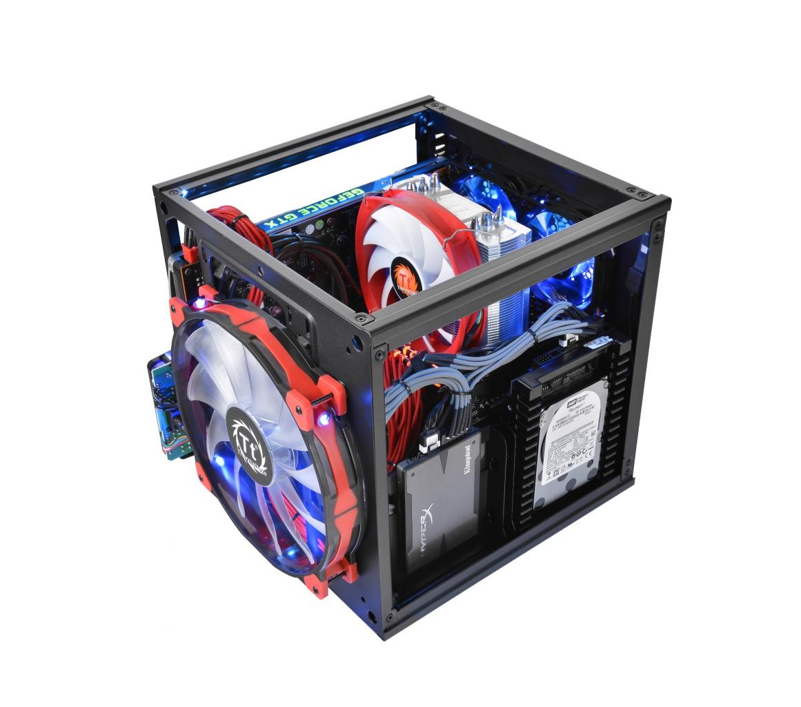 [01/08/2014] Thermaltake Core V1 Mini: Neuer ITX-Cube für Gaming-Systeme. (1)