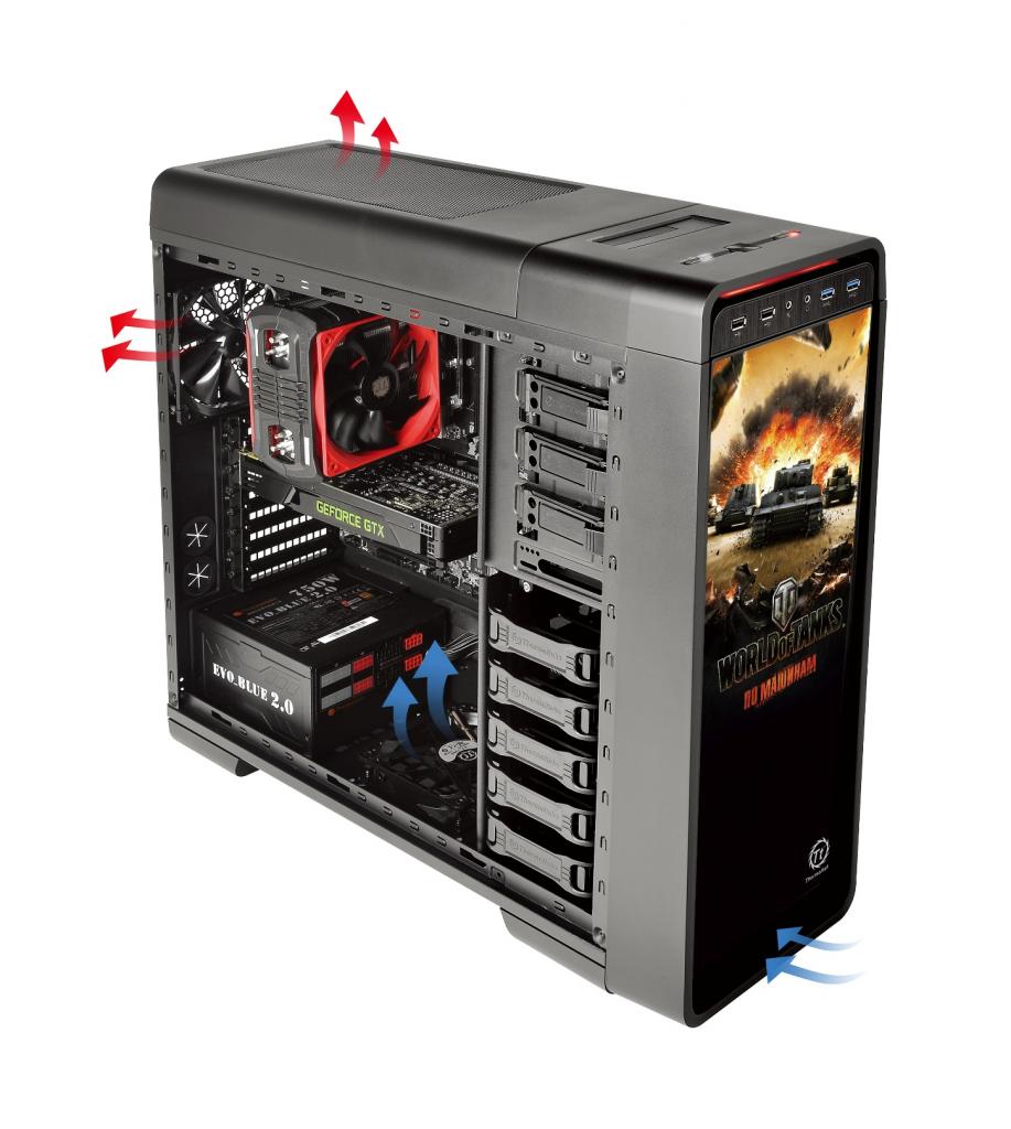 [08/08/2014] Gehäuse: Thermaltake Urban S71 World of Tanks Edition vorgestellt (3)