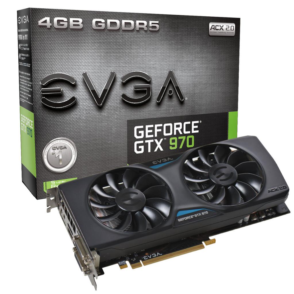 [19/09/2014] EVGA Geforce GTX 970 ACX 2.0, Chiptakt: 1050MHz, Boost: 1178MHz, PCGH-Preisvergleich