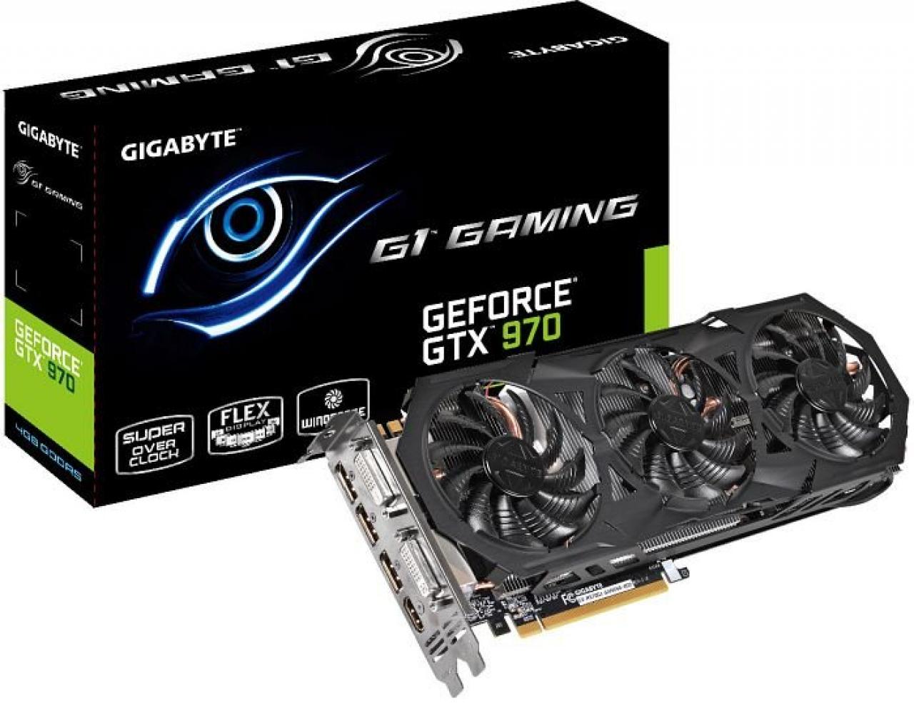 [22/09/2014] Gigabyte Geforce GTX 970 Gaming G1, Chiptakt: 1178MHz, Boost: 1329MHz, PCGH-Preisvergleich