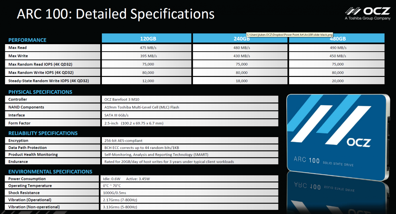 [12/09/2014] OCZ Arc 100 - Die Vermählung aus Preis, Leistung und Qualität? (1)