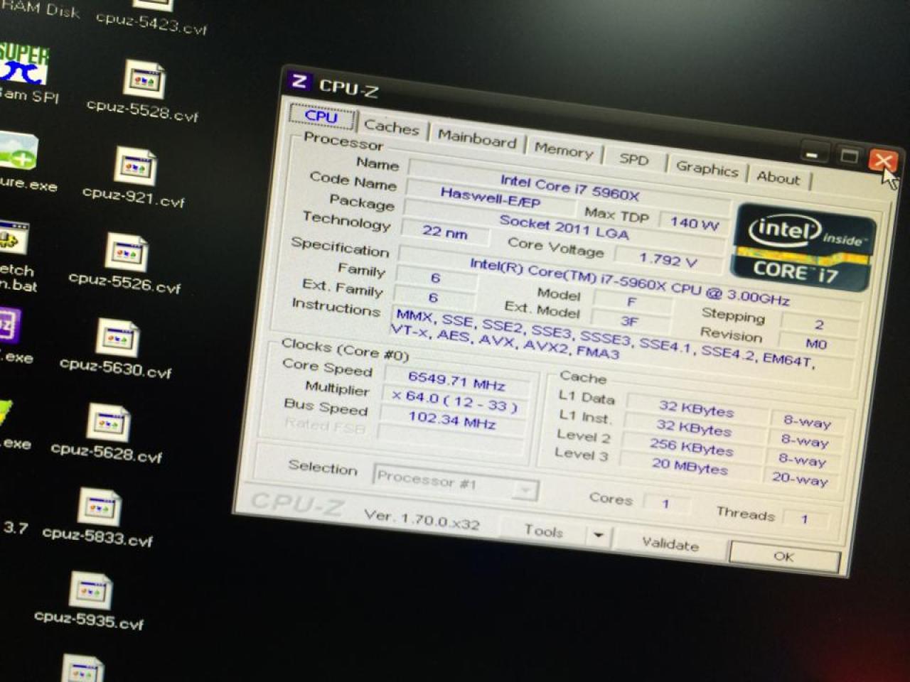 [04/09/2014] Intel Haswell-E OC-Rekord: Core i7-5960X auf 6,55 GHz übertaktet (1)
