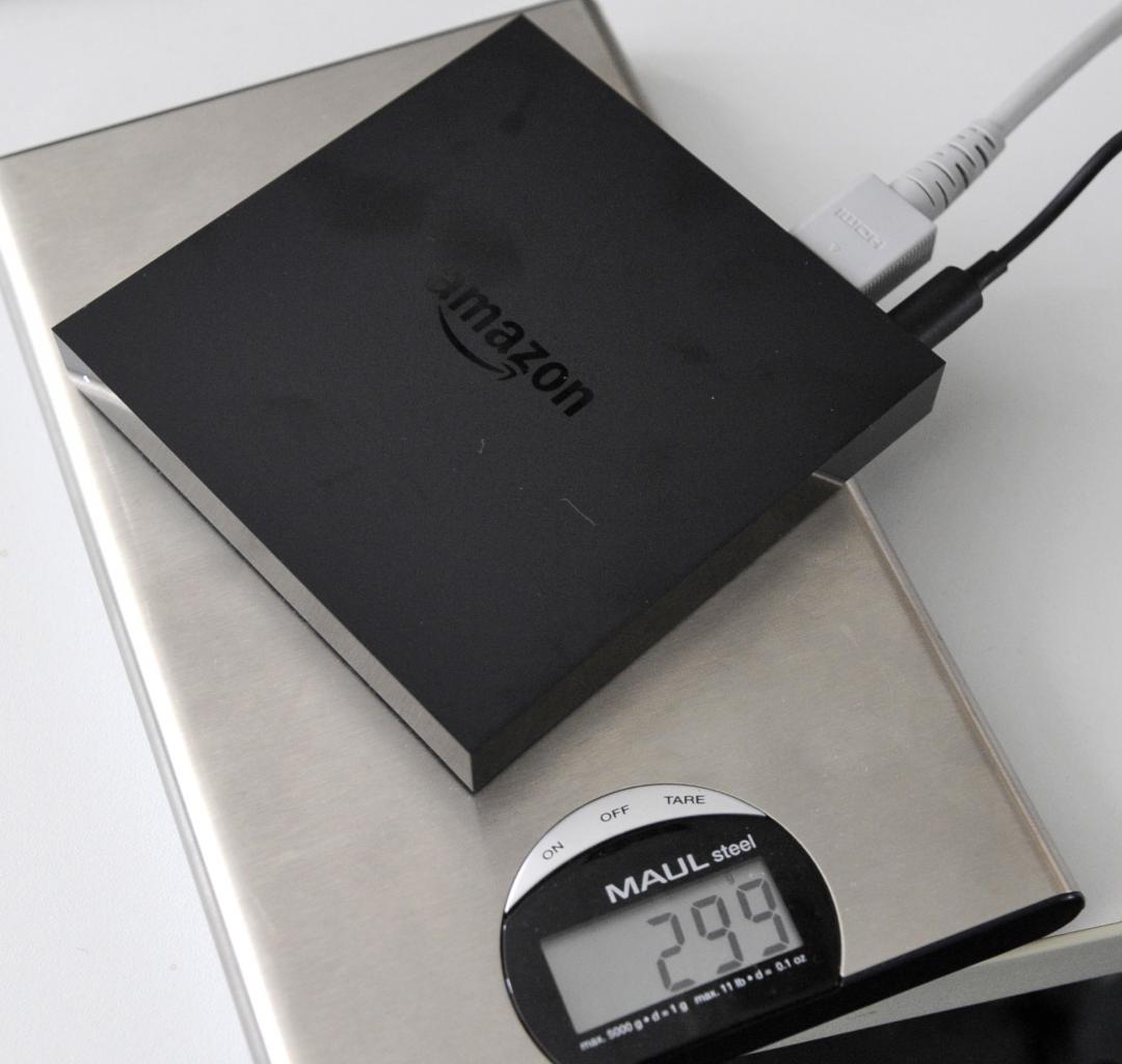 [25/09/2014] Fire TV: Gewicht mit Kabel