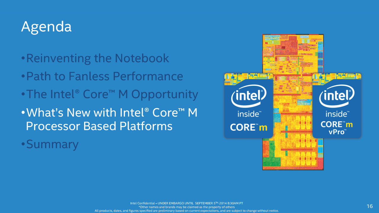 [05/09/2014] Intel Core M: Broadwell-Y offiziell veröffentlicht, Endgeräte ab Oktober, Massenproduktion in H1/2015 (15)