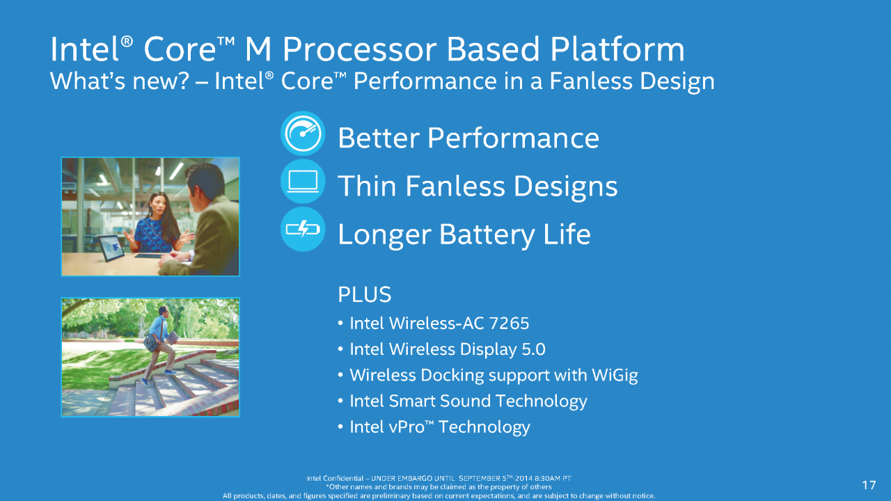 [05/09/2014] Intel Core M: Broadwell-Y offiziell veröffentlicht, Endgeräte ab Oktober, Massenproduktion in H1/2015 (16)