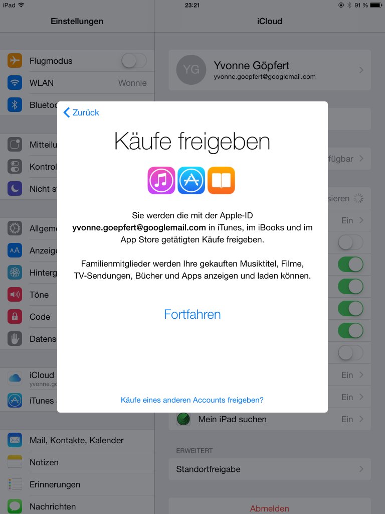[18/09/2014] iOS 8: Käufe freigeben in der Familie