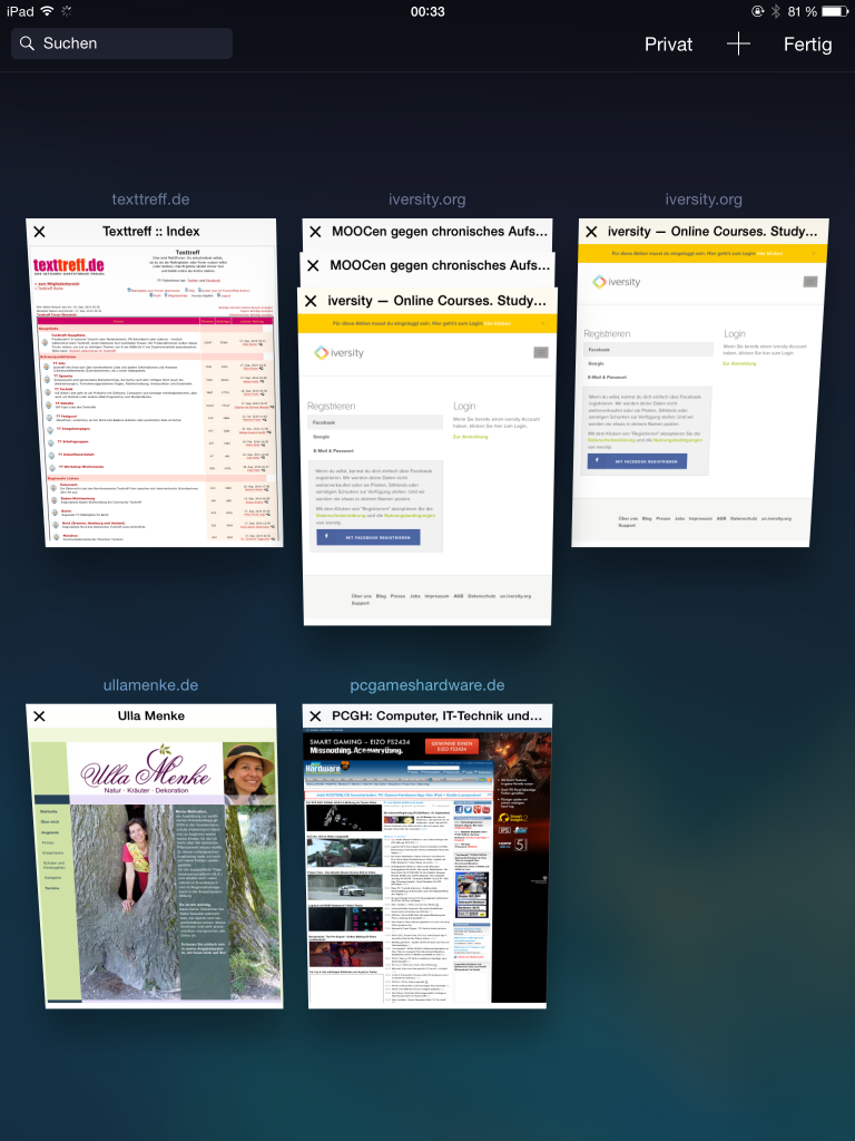 [18/09/2014] iOS 8: Safari-Browser